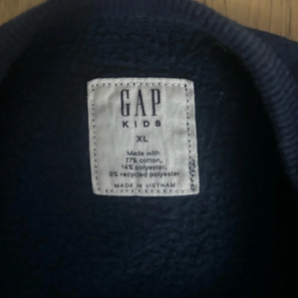 GAP Kids Navy Blue Logo Crewneck Sweatshirt